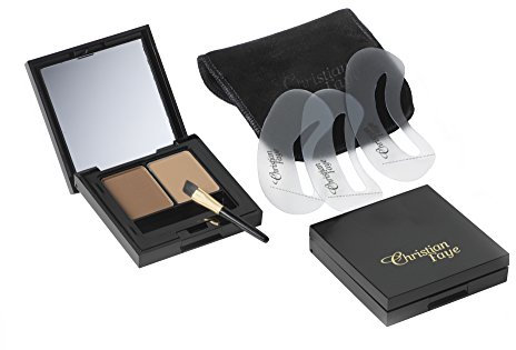 Christian Faye Kit de cejas, color rubio – Pack de 2