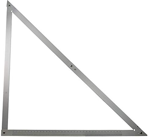 Faithfull FAIFS1200 Aluminium Folding Builders Square 1200mm (48in) With Carry Case
