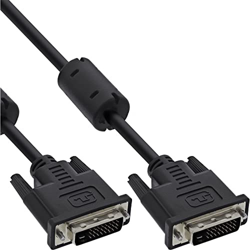 InLine 17779 DVI-D Kabel, digital 24+1 Stecker / Stecker, Dual Link, 2 Ferrite, 10m