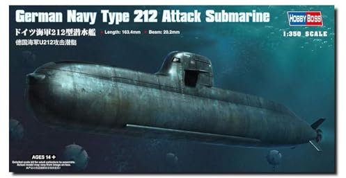 Hobby Boss 83527 Modellbausatz German Navy Type 212 Attack Submarine