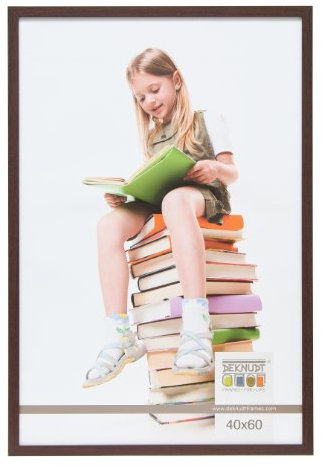 Deknudt Frames S44CH4 Basic Cadre Photo Bois/MDF Brun Foncé Fin 40 x 50 cm