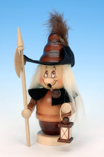 Kunsthandwerkstube Christian Ulbricht Räuchermännchen Miniwichtel Nachtwächter 16,0 cm