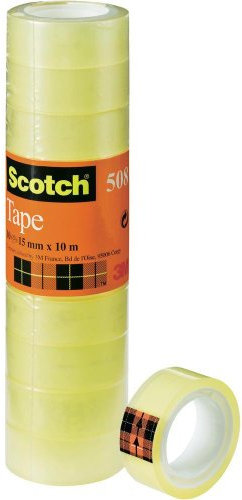 Scotch 65858 Klebeband Acryl, transparent, 15 mm x 10 m