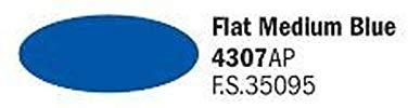Italeri 510004307 IT4307AP Acrylic Paint Flat Meduim Blue