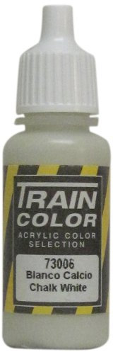 Vallejo Train Weathering Chalk White Paint, 17ml