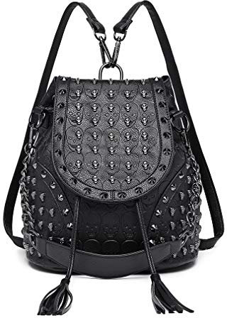 Miss Lulu Kleiner Rucksack Damen, Elegant Cityrucksack Kleiner Tagesrucksack Damenrucksack Wasserdicht, Mini Casual Daypack Backpack Women Modern für Freizeit Reisen Schule Arbeit