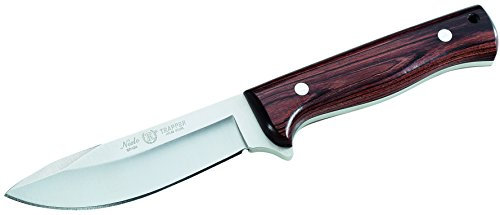 Nieto Gürtelmesser Trapper 23 cm mit Veilchenholz-Griffschalen inkl. brauner Lederscheide