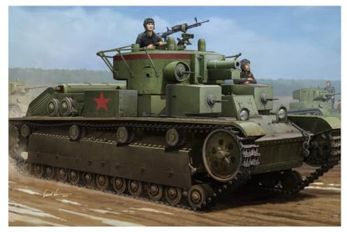 Hobbyboss 83852 1:35 Scale Soviet T-28 Medium Tank Welded Plastic Model Kit