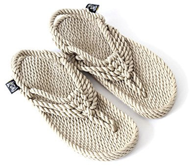 Nomadics Jester Damen Sandale aus Seil Camel, 38