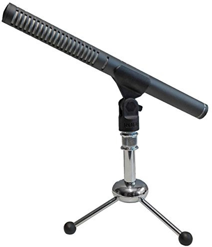 Rode NTG-2 - Micrófono de condensador y trípode de mesa Keepdrum MS055