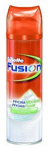 Gillette Fusion Hydra Mousse Empfindliche Haut, 250 ml