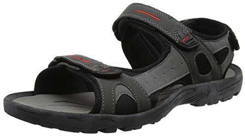 Mens Black Casual Summer Sandals Size 10