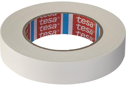 Tesa 04651-00044-00 Gewebeband 4651 Premium, 25 mm x 25 M, Weiß