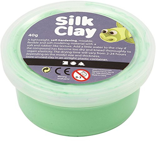 Creativ 100263 40 g Silk Clay, Green