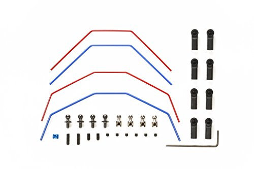 TAMIYA 54561-000 300054561 - DT-03 Stabilisator-Set vorn/hinten, 2+2, Weiß