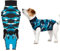 Suitical Recovery Suit Hund, XXS, Blau Camouflage