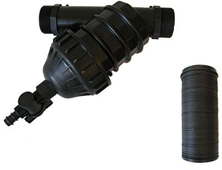 FILTRO IN LINEA LAMELLARE 2 PROFESSIONALE ACQUA TUBO IRRIGAZIONE GIARDINO ORTO