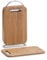 Zeller 25264 Brettchenständer, 5-teilig, Bamboo/Chrom / 15 x 6,5 x 30, beige, small
