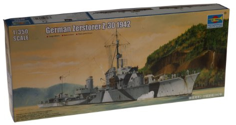 Trumpeter 1: 350 - German Zerstorer Z-30 (1942)