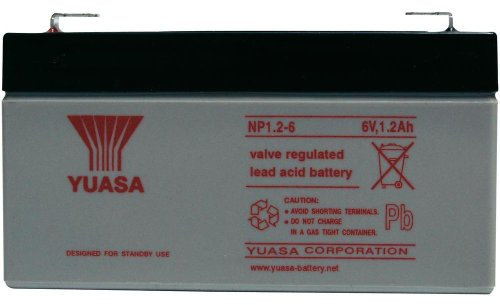 Yuasa - Batteria piombo AGM NP1.2-6 6V 1.2Ah YUASA - Batteria/e