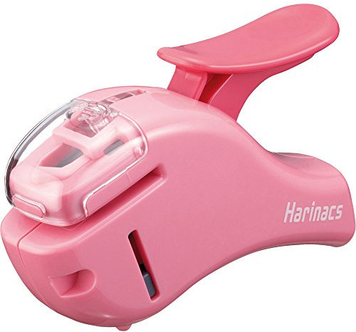 Kokuyo Harinacs Compact Alpha Heftgerät ohne Heftklammern rose