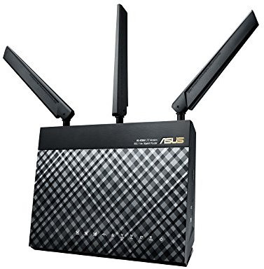 ASUS 4G-AC55U Dual-Band AC1200 LTE Modem Router, LTE Downlink Up to 150 Mbps, 5 GbE Ports, USB 2.0, VPN Server, IPv6, Wi-Fi Button