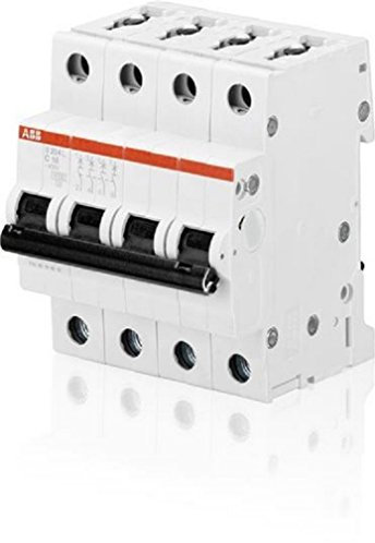 ABB S204L-C16 - Disjoncteur triphasé S200L - 4P - C - 16A - 4,5kA