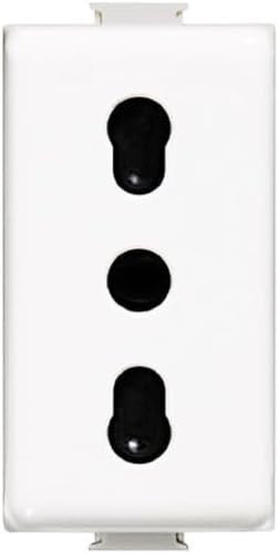 Bticino SAM5180 Toma bipaso serie Matix, blanco