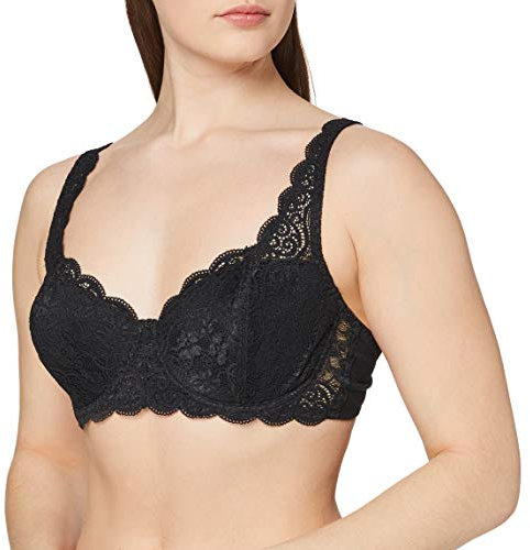 Triumph Womens Amourette 300 Whp X Wired Padded Bra, Black, 32E UK