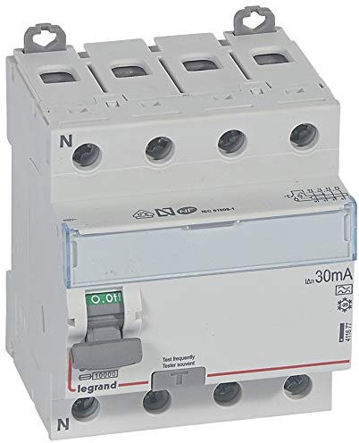 Interrupteur différentiel 4P 400V~ 80A type A 30mA - 4 modules