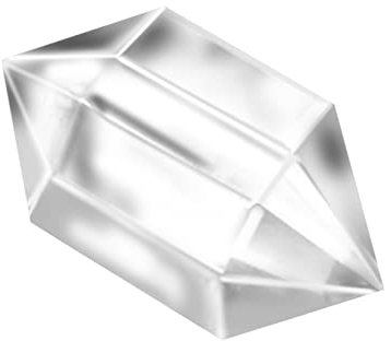 Jet International Hermoso Cristal Cuarzo Herkimer Gemstone Sphatik Folleto Gratis Terapia de Cristal Cristal Original Natural Auténtico Buena Suerte Genuino Divino Sagrado Piadoso Metafísico Brasil