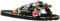Wynsors Kiley Womens Flip Flops sandals spa pool beach shower mule Black Floral 8 UK