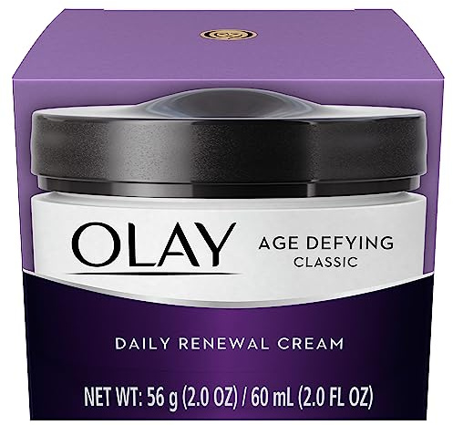 Olay Age Defying Classic Daily Renewal Cream Facial Moisturizer 2 Oz (Pack of 2) by Olay