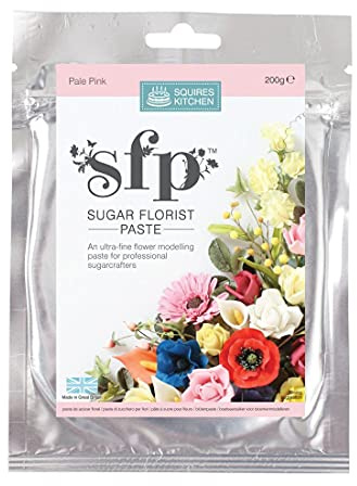Squires Kitchen Sugar Florist Paste (SFP) Pale Pink 200 Gram