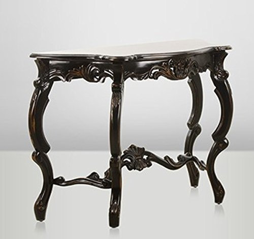 Casa Padrino Barock Konsolentisch Antik Stil Schwarz/Braun