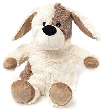 Cozy Plush MICROWAVEABLE Heated Toy Cuddly Soft Teddy HEATABLE Microwave Kids (Puppy)