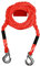 APA 26061 Abschleppseil Pkw, bis 3500 kg, mehrschäftig gedreht, mit Sicherheitsfahne, 4 m, Red
