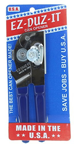 EZ-DUZ-IT Can Opener, (Blue)
