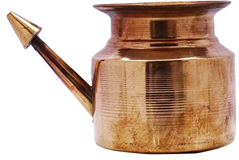 Indianbeautifulart Neti Lota Ramjhara priere Kalash cuivre Pur Traditionnelle hindoue Pooja Item Pot