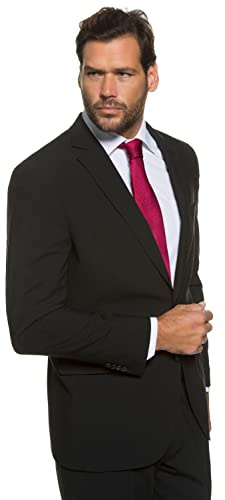JP 1880 Homme Grandes Tailles L-8XL Veste de Costume Droite mélange Laine ZEUS Noir 64 705512 10-64