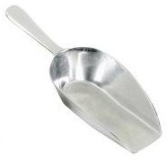 WILESCO Abwiegeschaufeln Gesamtlänge: 31 cm 480 g
