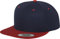 Flexfit Unisex Classic Snapback 2-Tone Cap Kappe, Navy/Red, One Size