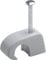 Meister 7454010 Lot Express Gris-pour la Fixation des câbles et des Fils pré-monté/Clips adhésifs Serrage/Colliers à Clous, 4-7 mm (50 Stück)