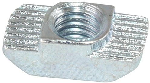 100x Hammermutter Nut 8 - Typ B - M6 Steg 1,5 mm, Stahl verzinkt