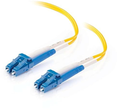 C2G 7m LC/LC Duplex 9/125 Single-Mode Fiber Patch câble de Fibre Optique Jaune - Câbles de Fibre Optique (7 m, LC, LC, Male Connector/Male Connector, Jaune)
