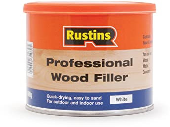 Rustins Professional Wood Filler White 500g