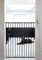BabyDan 57416-2600-06 Ausziehbares Tor für Haustiere und Kinder, schwarz, Breite 62,5 - 106,8 cm