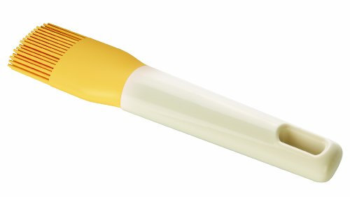 Tescoma Pennello da Forno in Silicone Delicia, Bianco e Giallo, 17 cm