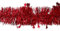 Creativery Weihnachtsgirlande 8cm x 3m inkl. Sterne - Lametta Girlande für Weihnachtsbaum Butterfly 3m Weihnachtsgirlande Ø 8cm mit Sternen Rot