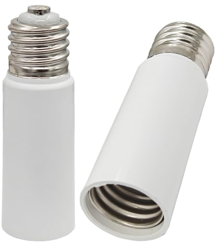 E-Simpo® 2-Pack E40 to E40 Adapter, E40 to E40 Extender, Extend E40 Lamp in recessed Fixture, E40 to E40 Lamp Base Converter,PBT, Z1132